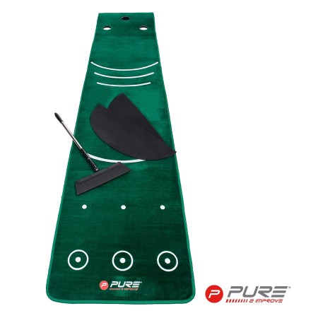Putting Mat With Broom