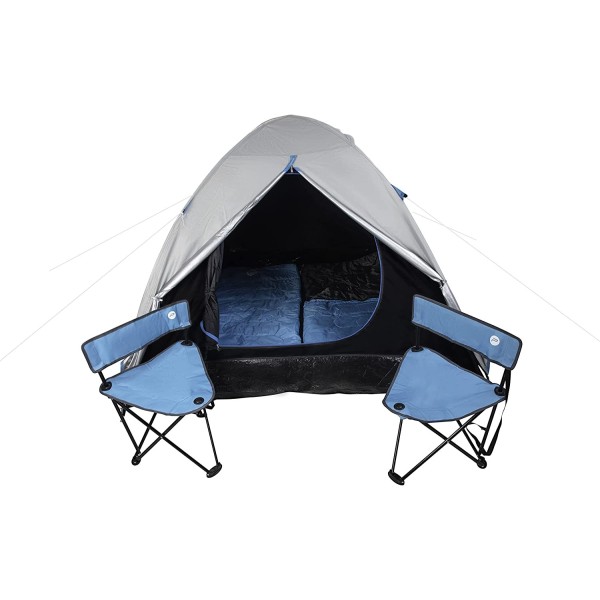 2 Chairs and 1 Monodome Black-out Tent